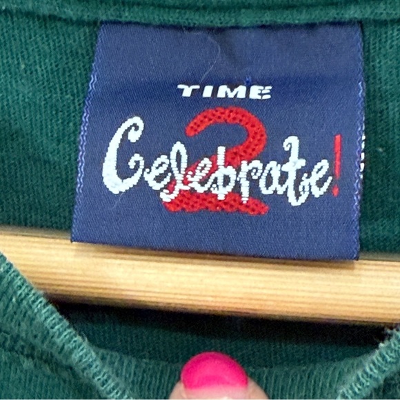 Time 2 Celebrate by Freeze Christmas Holiday Short Sleeve T-Shirt - Picture 6 of 7